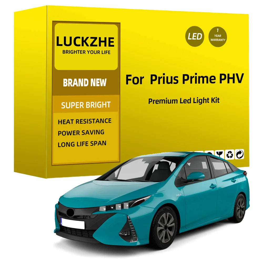 AutoGlowLED LED Interior Light Kit for Toyota Prius Prime PHV ZVW52 2016-2021