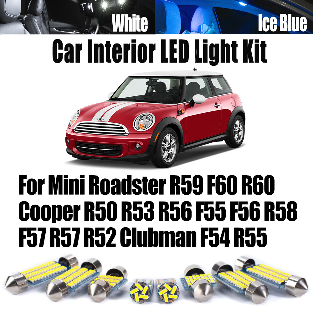 AutoGlowLED Canbus LED Interior Light Kit for Mini Cooper & Clubman