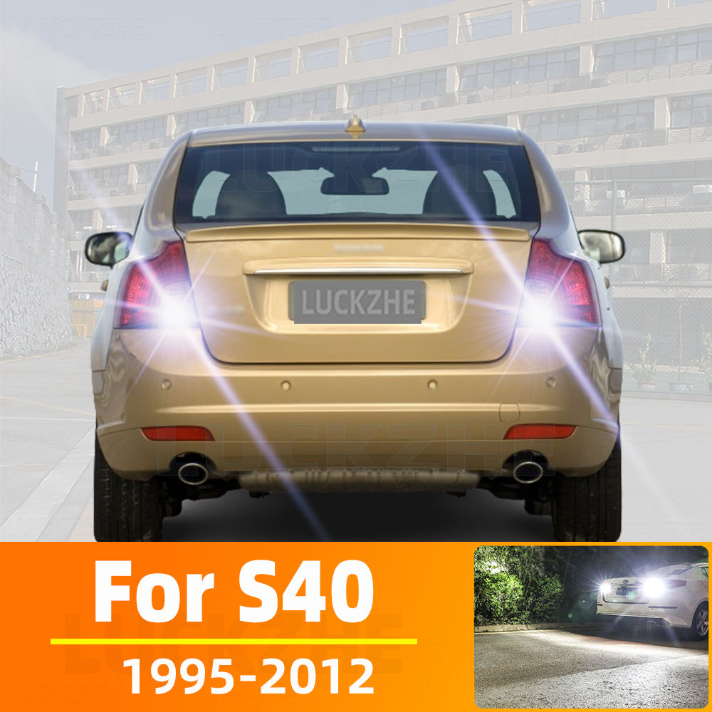 AutoGlowLED LED Reverse Light for Volvo S40 1995-2012, 2pcs Canbus Error Free