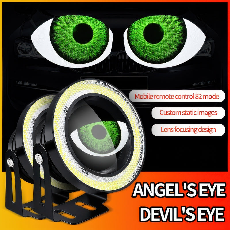 AutoGlowLED Devil's Eye LED Headlight Retrofit Kit 82 Modes