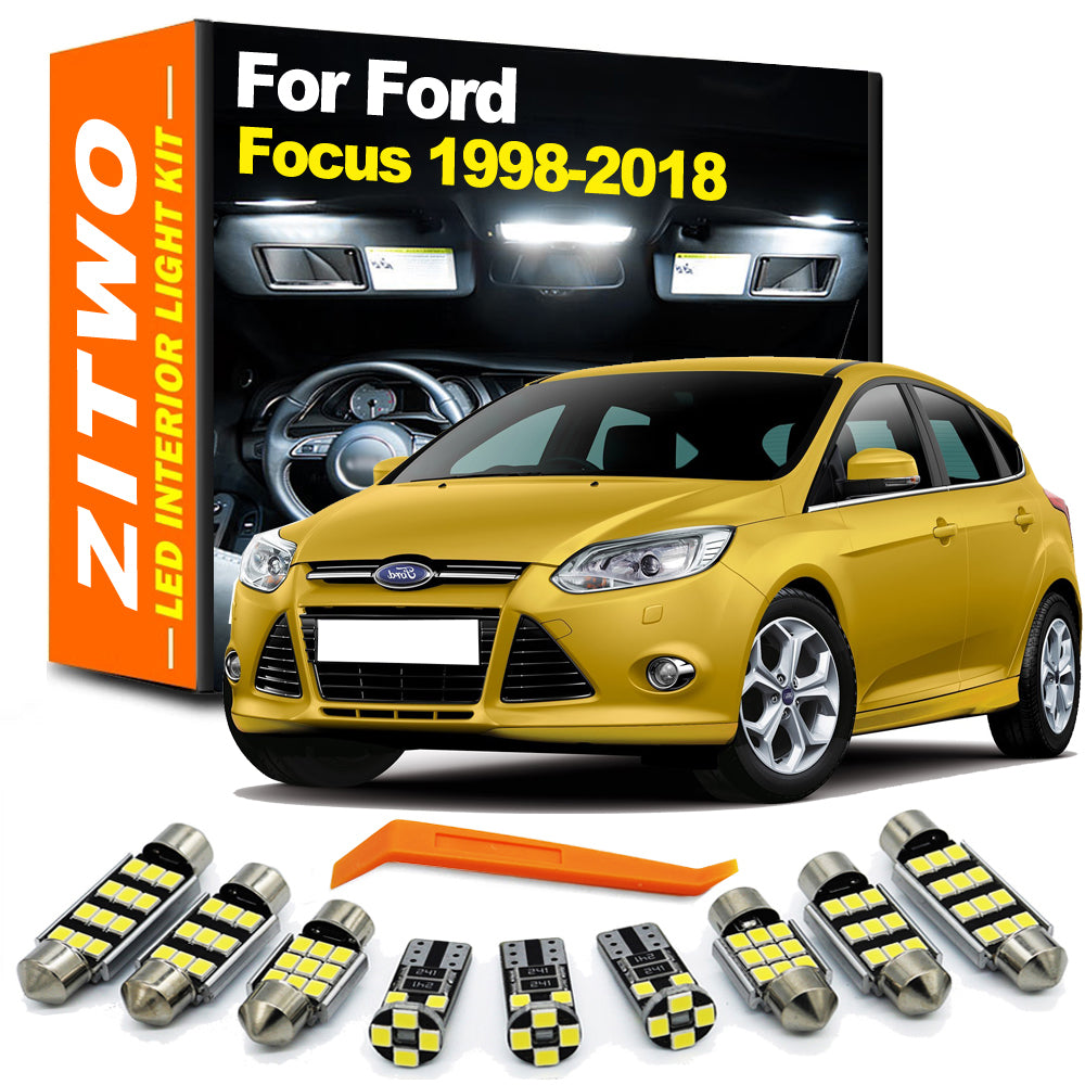 AutoGlowLED LED Interior Light Kit for Ford Focus MK1 MK2 MK3 1998-2018