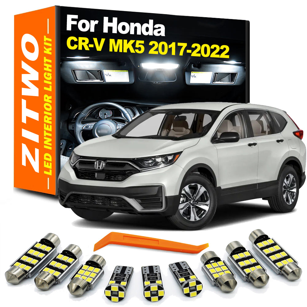 AutoGlowLED 13Pcs LED Interior Light Kit for Honda CR-V MK5 2017-2022