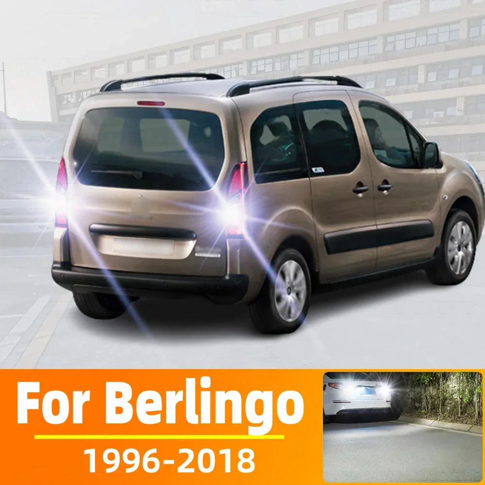 AutoGlowLED LED Reverse Light for Citroen Berlingo 1996-2018, 2pcs