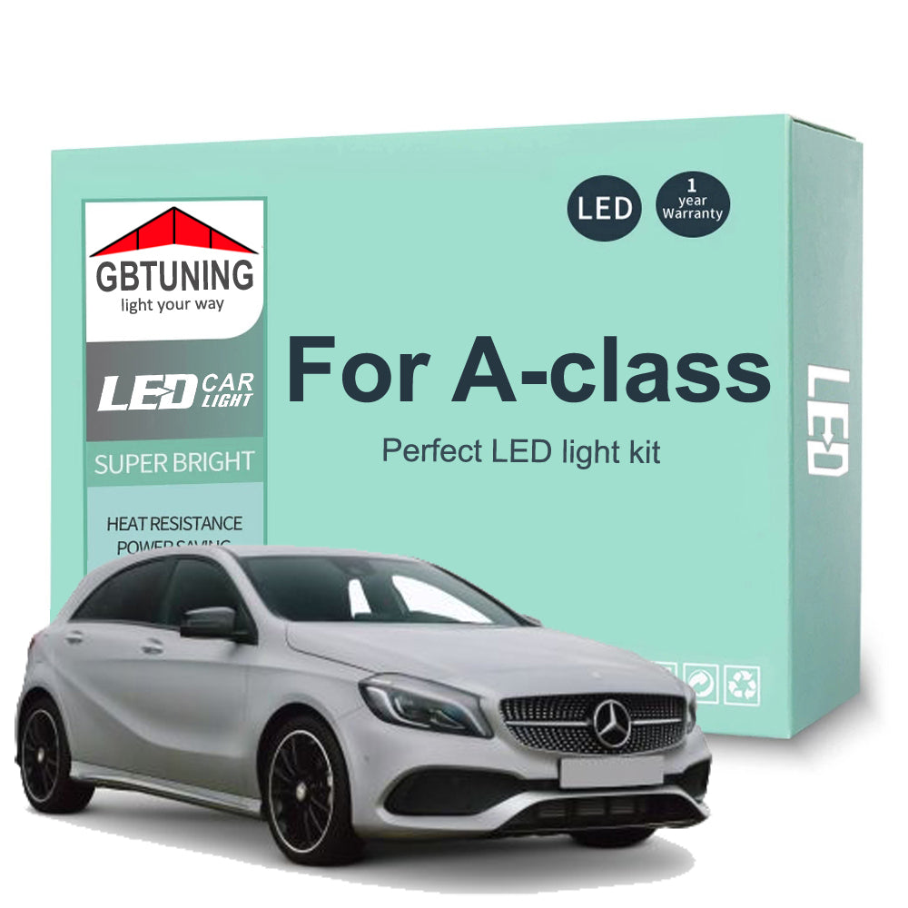 AutoGlowLED Canbus LED Interior Light Kit for Mercedes Benz A Class W168 W169 W176