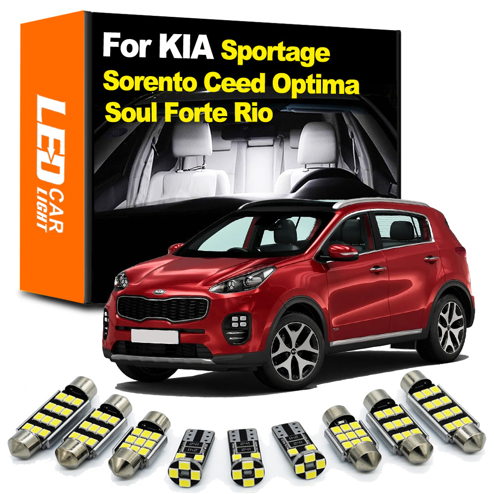 AutoGlowLED KIA Interior LED Light Kit Canbus Super Bright