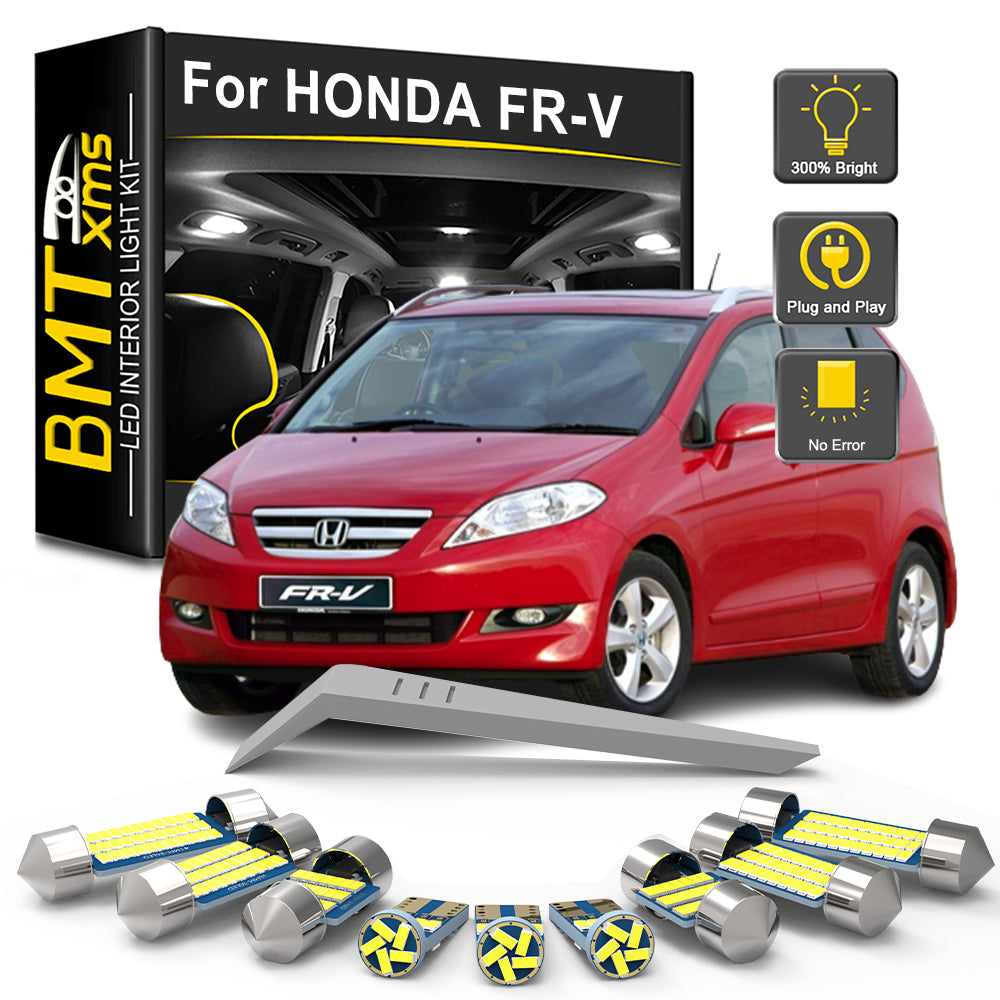 AutoGlowLED LED Interior Light Kit for Honda FR-V FRV Edix 2004-2010 10Pcs
