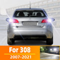 AutoGlowLED LED Reverse Light for Peugeot 308 SW I II CC 2007-2021, 2pcs