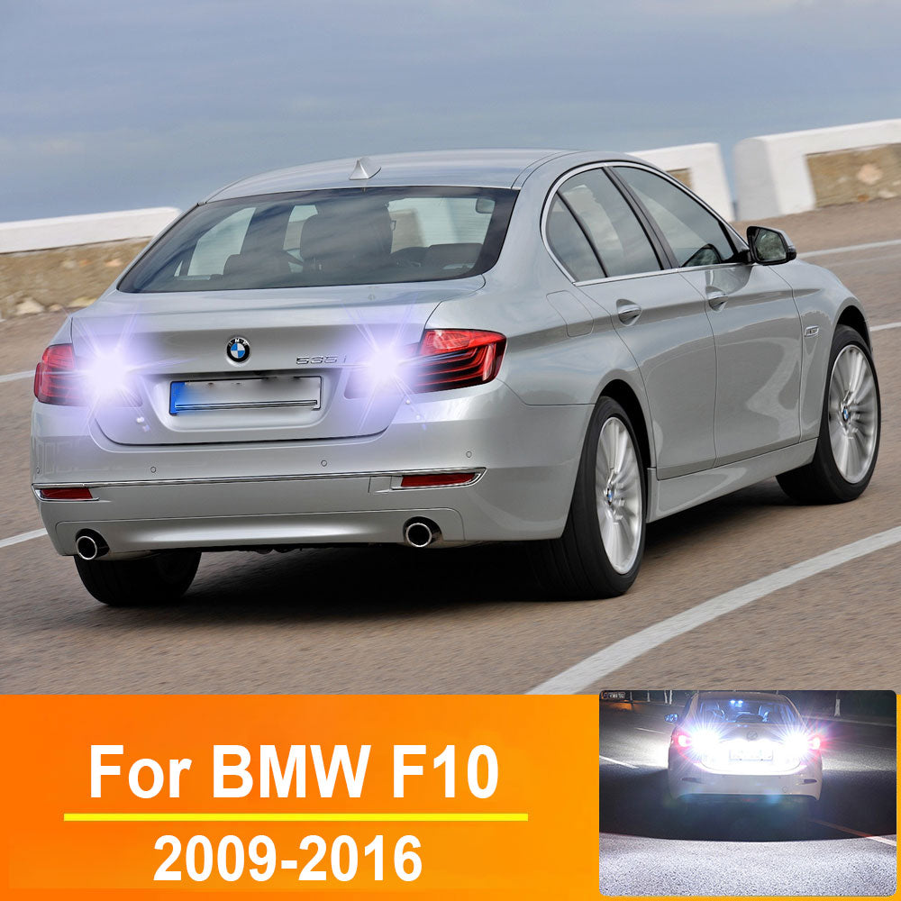 AutoGlowLED T15 W16W LED Reverse Light Bulbs for BMW 5 Series F10 Canbus Error Free