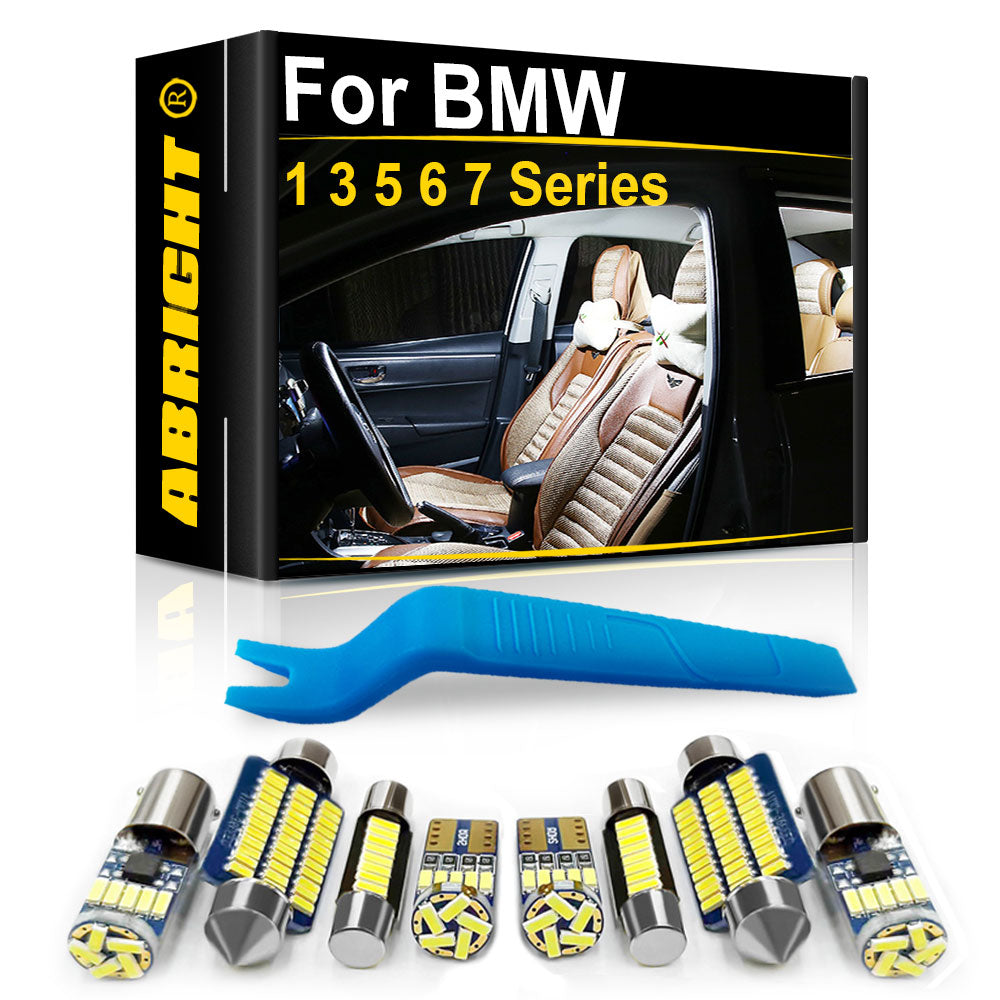 AutoGlowLED Canbus LED Interior Light Kit for BMW 1 3 5 6 7 Series