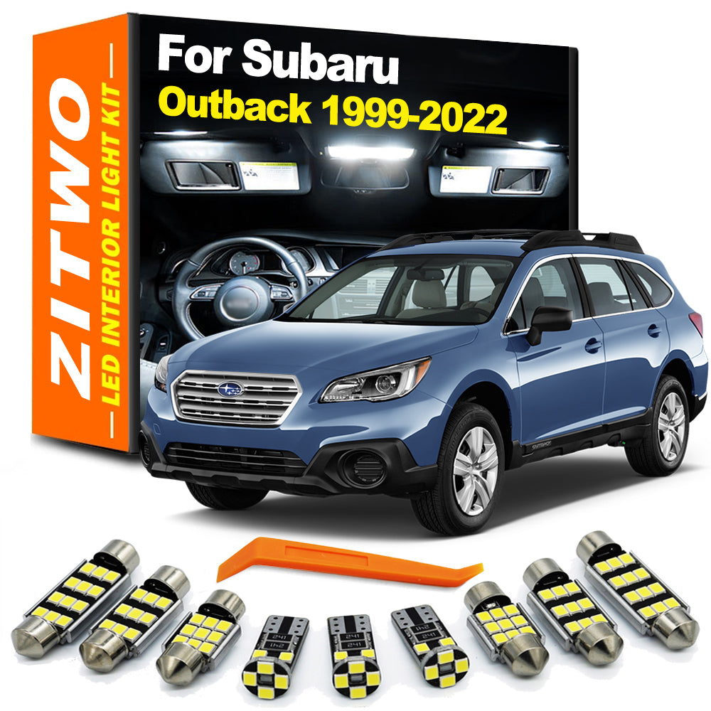 AutoGlowLED LED Interior Dome Map Light Kit for Subaru Outback 1999-2022