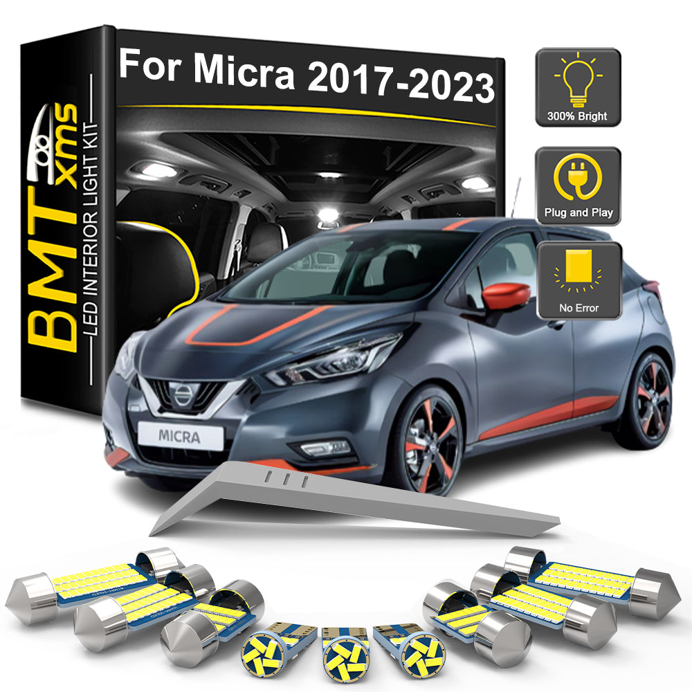 AutoGlowLED Canbus LED Interior Light Kit for Nissan Micra K14