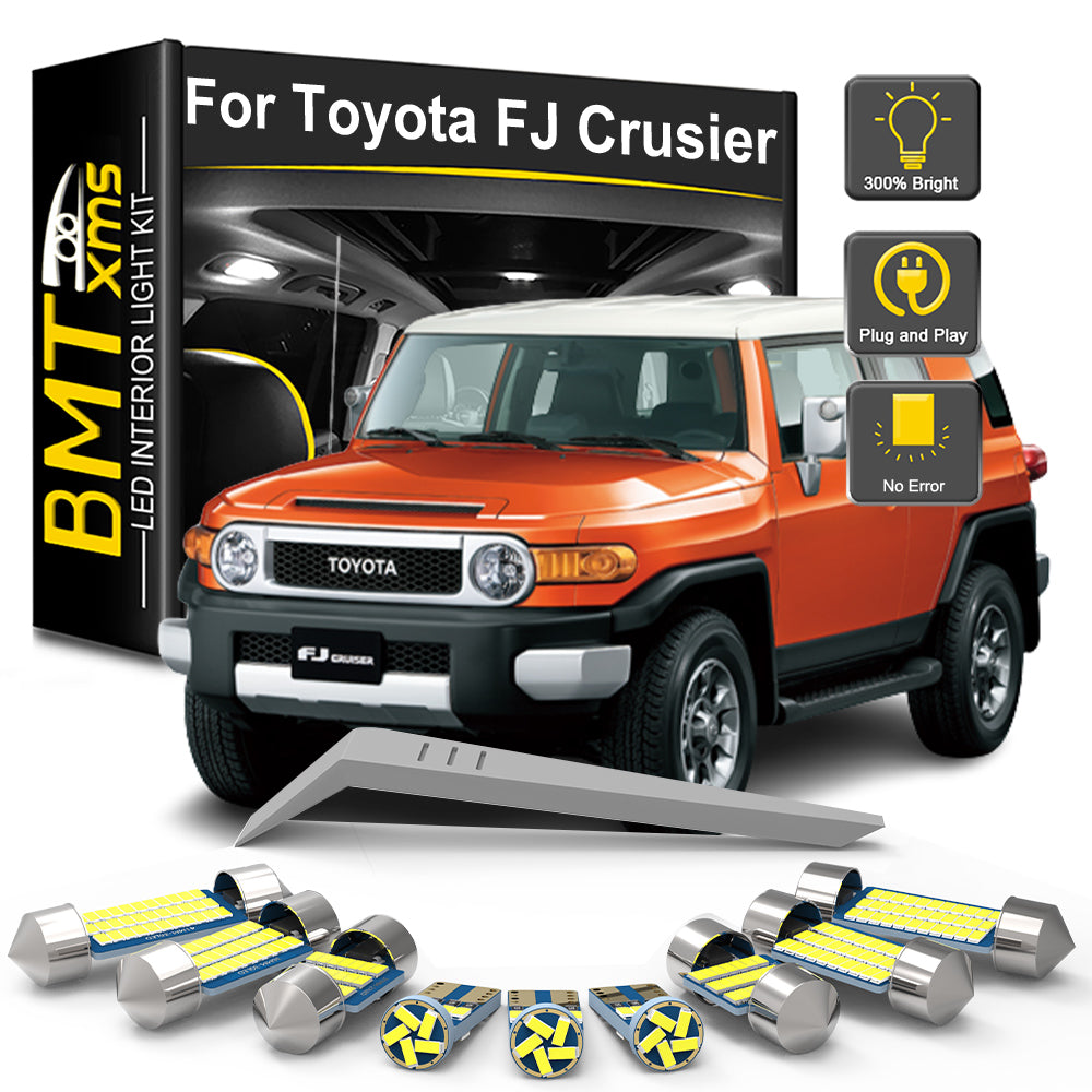 AutoGlowLED Canbus LED Interior Light Kit for Toyota FJ Cruiser 2007-2022