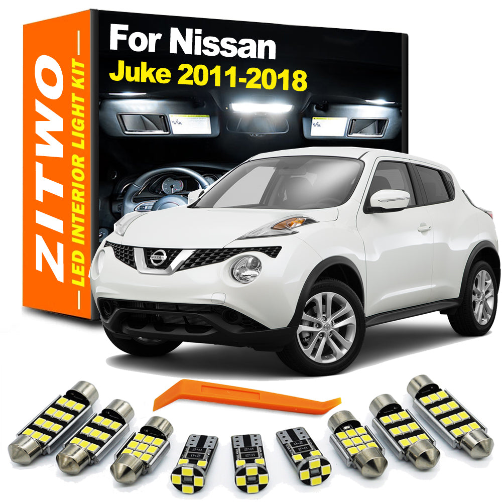 AutoGlowLED 11Pcs LED Interior Light Kit for Nissan Juke 2011-2018 Canbus