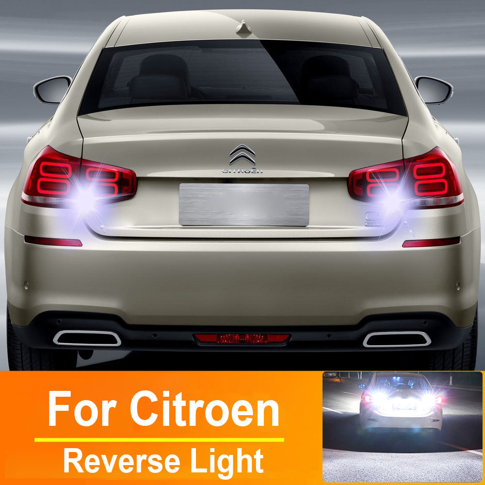 AutoGlowLED 1156 BA15S P21W LED Reverse Light Bulbs 2pcs Canbus Error Free
