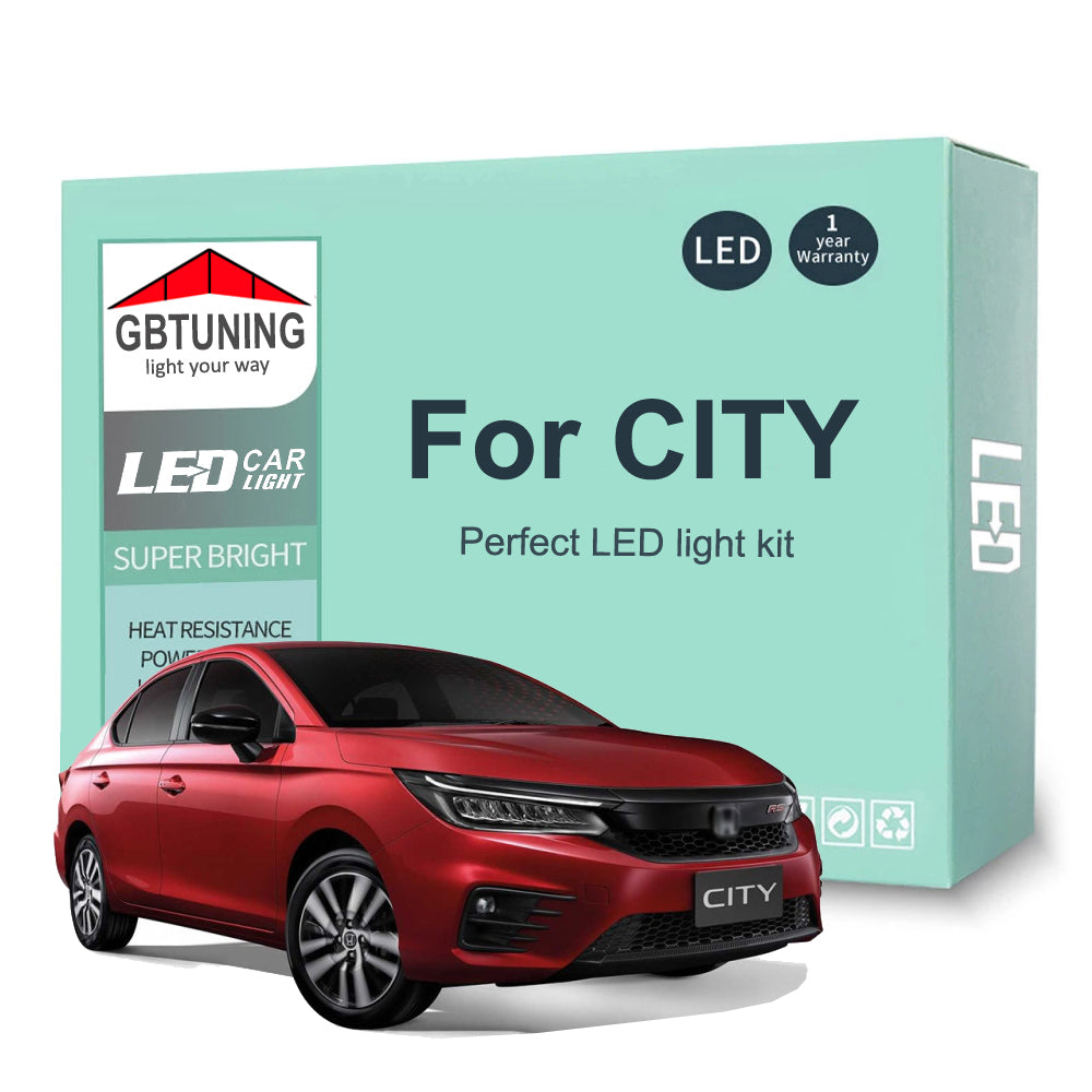 AutoGlowLED 9Pc LED Interior Light Kit for Honda City 2014-2022 Canbus