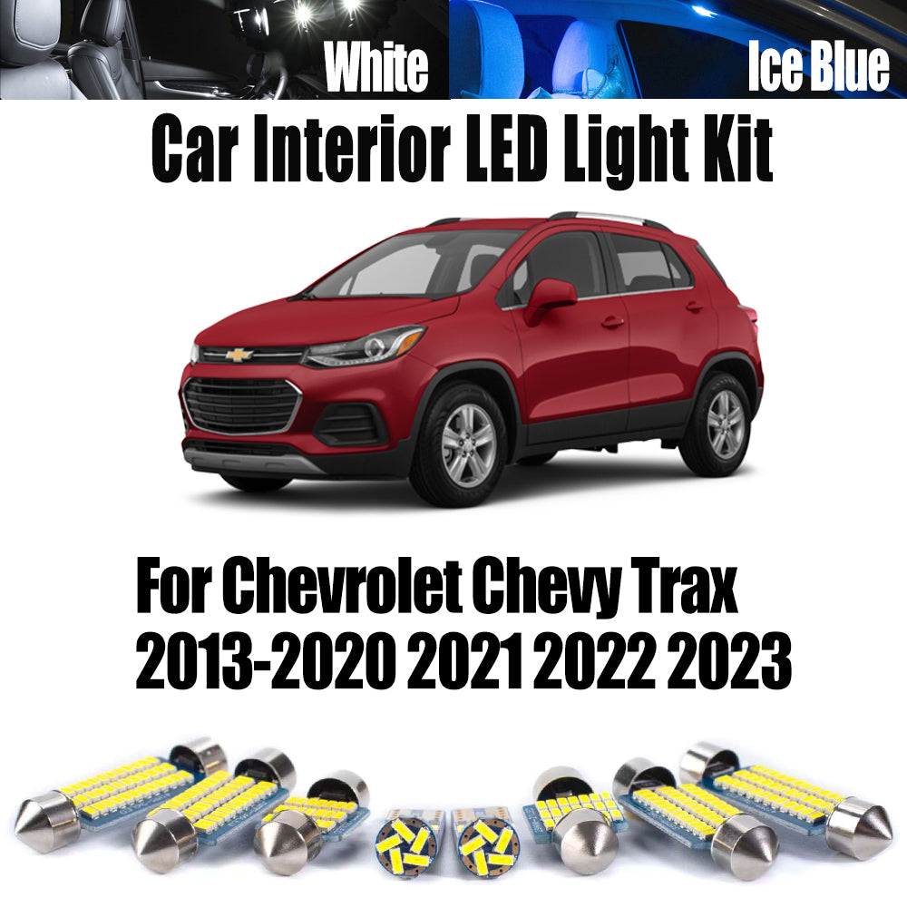 AutoGlowLED 13Pcs Canbus LED Interior Light Kit for Chevy Trax 2013-2023