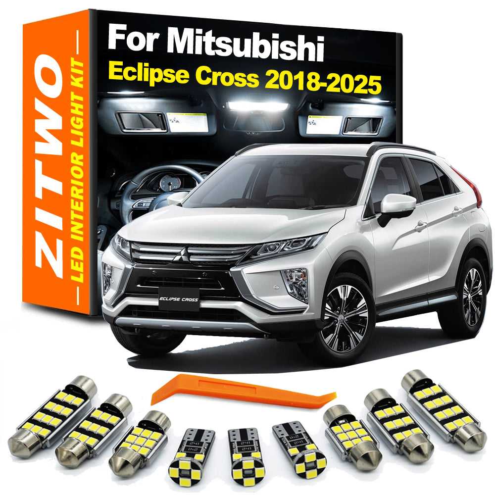 AutoGlowLED 11Pcs Canbus LED Interior Light Kit for Mitsubishi Eclipse Cross 2018-2025