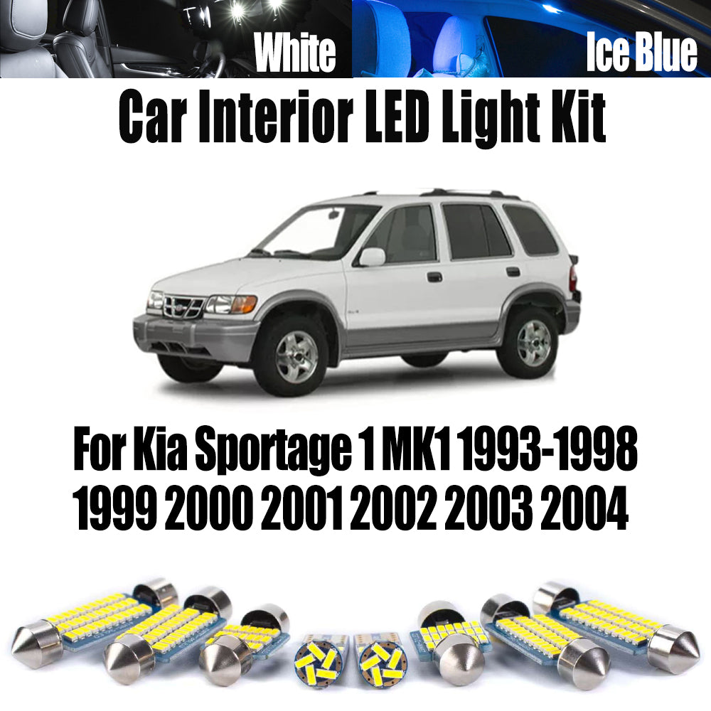 AutoGlowLED LED Interior Light Kit for Kia Sportage MK1 1993-2004 Canbus