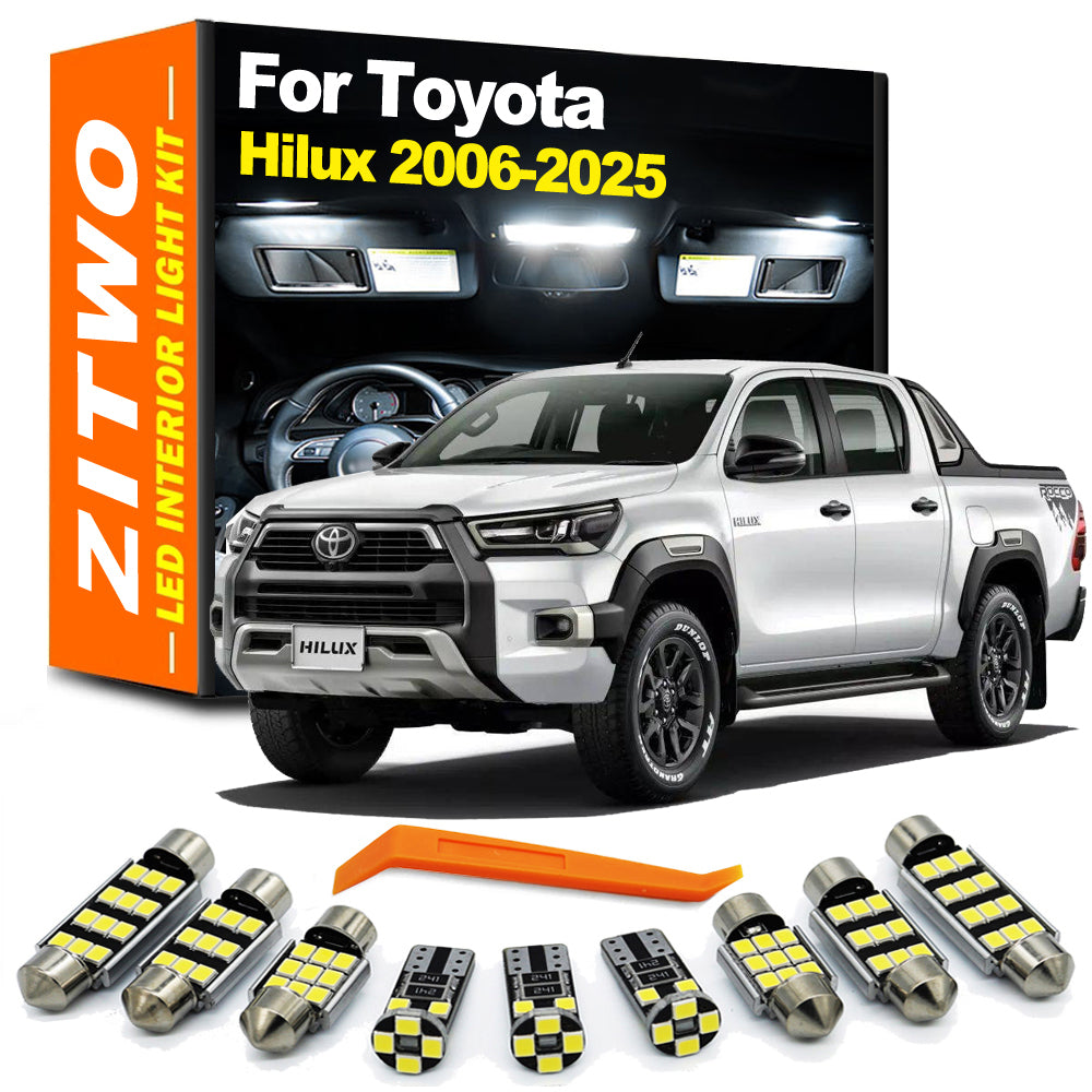 AutoGlowLED LED Interior Light Kit for Toyota Hilux 2006-2025
