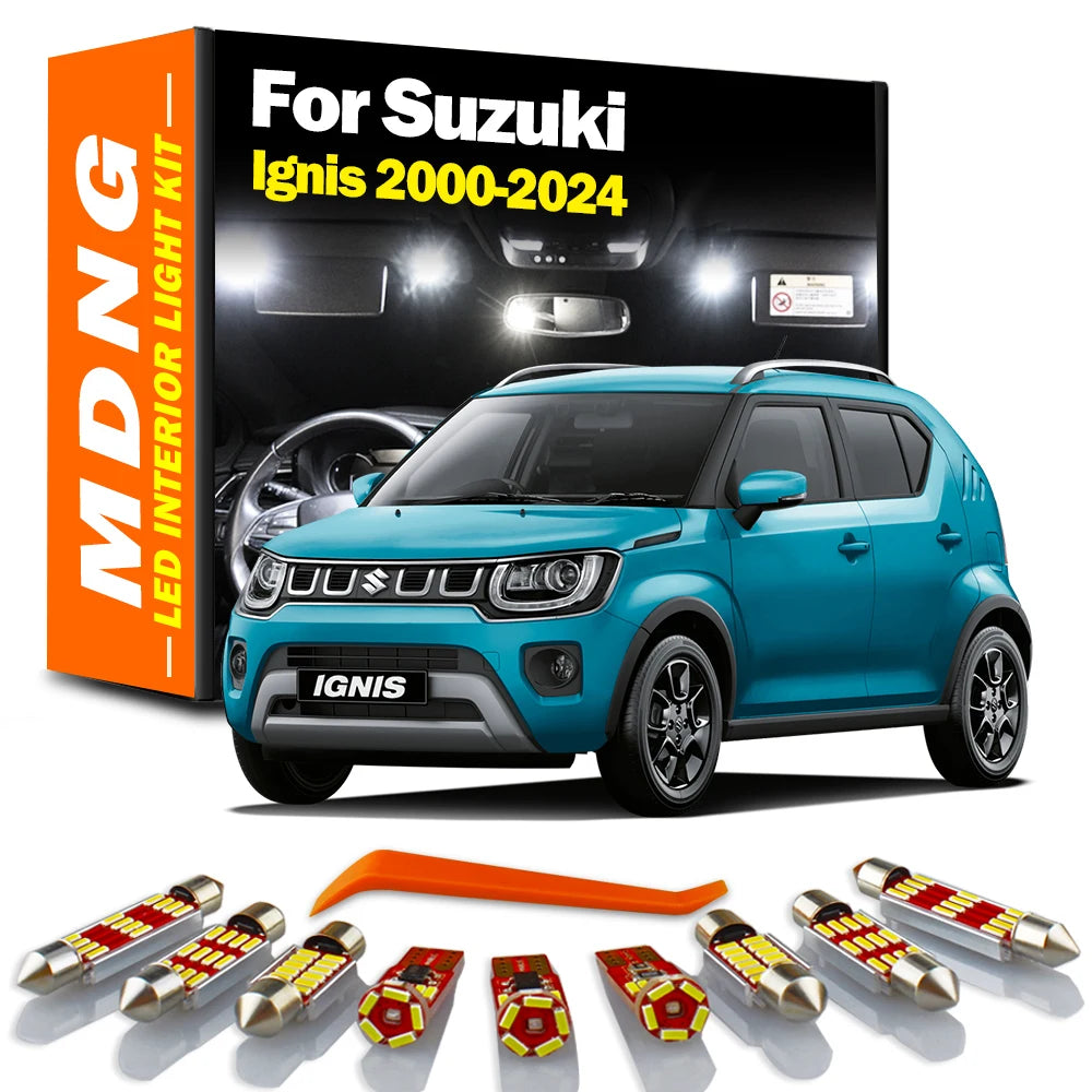 AutoGlowLED LED Interior Light Kit for Suzuki Ignis 2000-2024