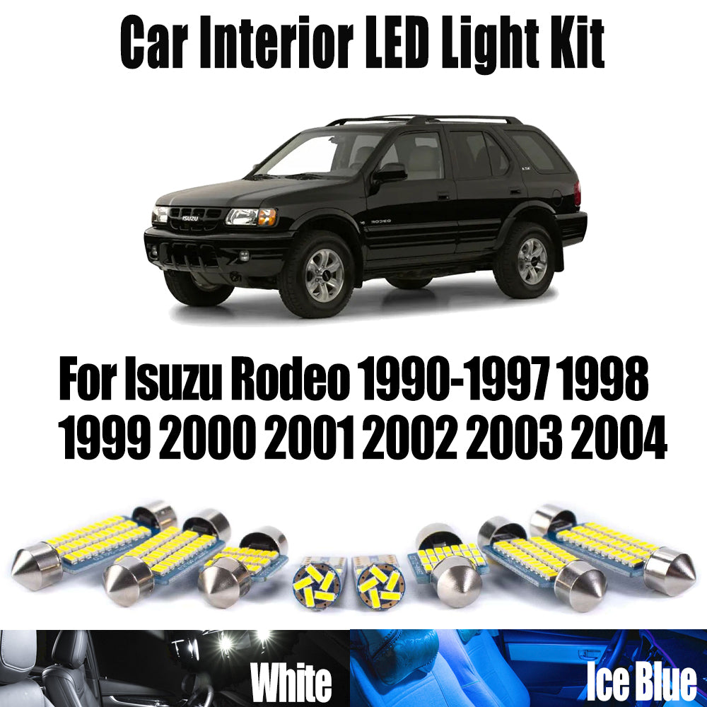 AutoGlowLED LED Interior Light Kit for Isuzu Rodeo 1990-2004 No Error