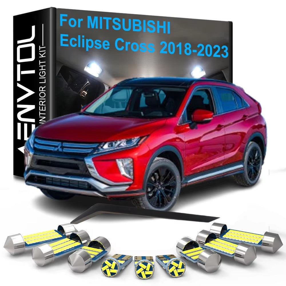 AutoGlowLED 13pc LED Interior Light Kit for Mitsubishi Eclipse Cross 2018-2023 Canbus