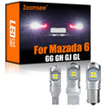 AutoGlowLED Reverse LED Lights for Mazda 6 GG GH GJ GL 2003-2020 Canbus White