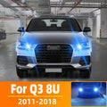AutoGlowLED LED DRL Kit for Audi Q3 8U 2011-2018, 7443 T20 Bulbs