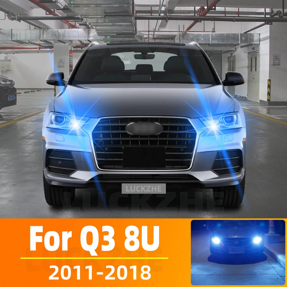 AutoGlowLED LED DRL Kit for Audi Q3 8U 2011-2018, 7443 T20 Bulbs