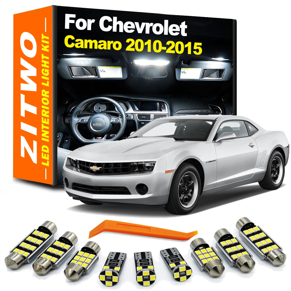AutoGlowLED 6-Piece LED Interior Light Kit for Chevy Camaro 2010-2015