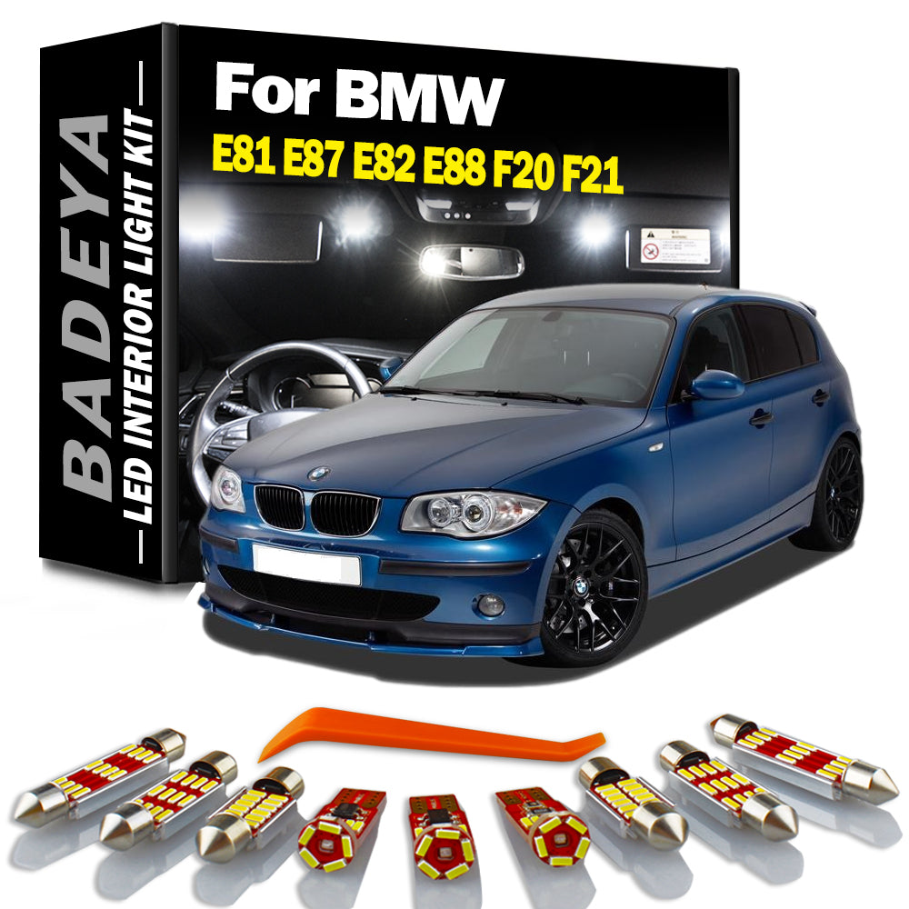 LED Interior Light Kit for BMW 1 Series E81 E87 E82 E88 F20 F21 AutoGlowLED