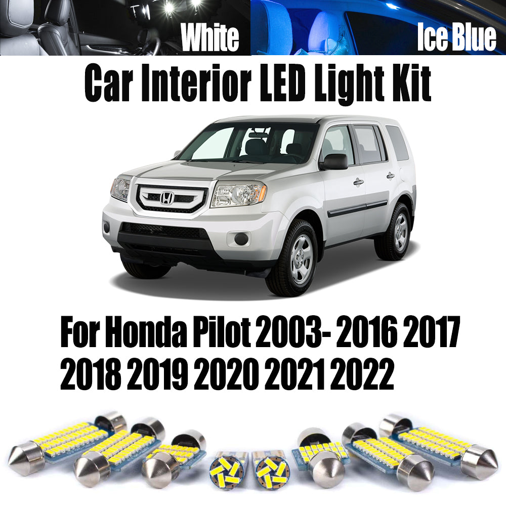 AutoGlowLED LED Interior Light Kit for Honda Pilot 2003-2022 Canbus