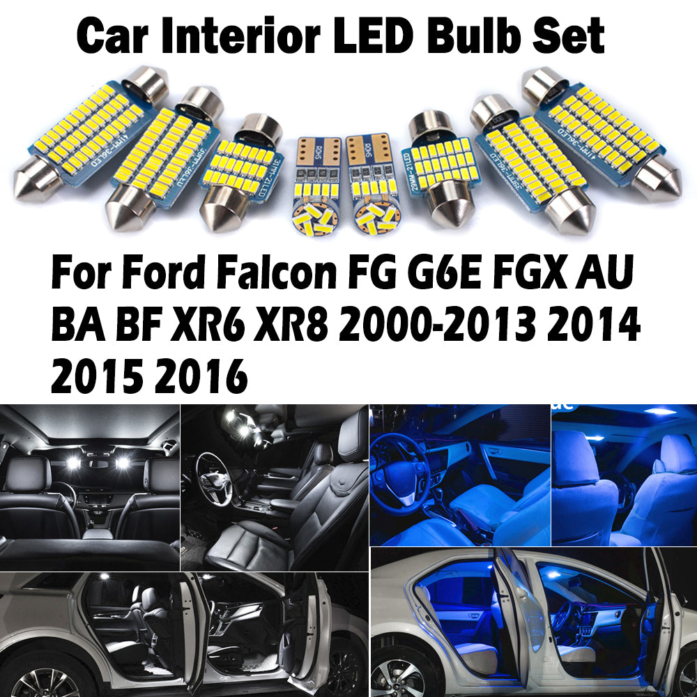 AutoGlowLED LED Interior Light Kit for Ford Falcon AU BA BF FG FGX G6E XR6 XR8