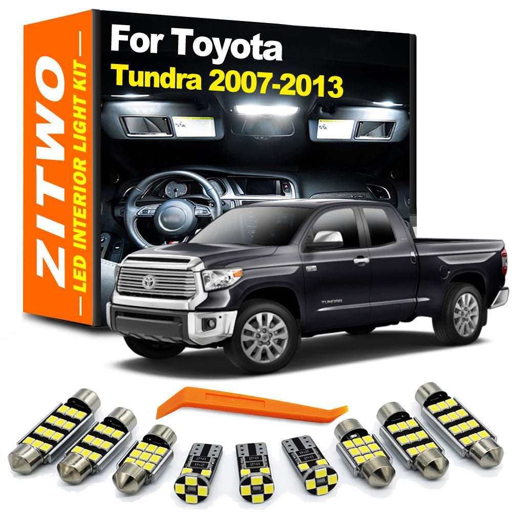 AutoGlowLED 13Pcs LED Interior Light Kit for Toyota Tundra 2007-2013