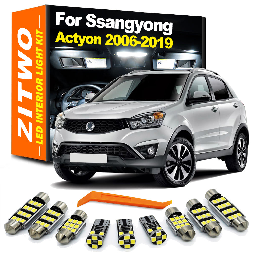 AutoGlowLED LED Interior Light Kit for Ssangyong Actyon 2006-2019
