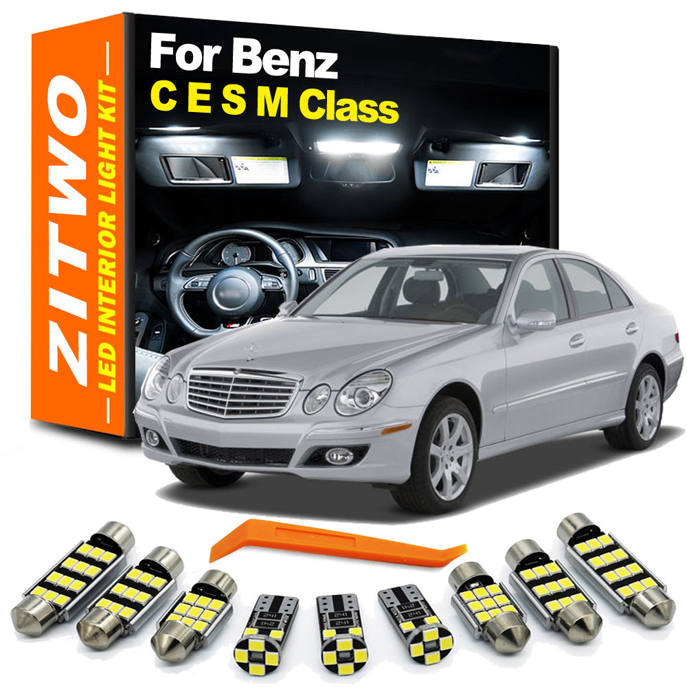 AutoGlowLED LED Interior Light Kit for Mercedes Benz C/E/S/M/ML W202-W166