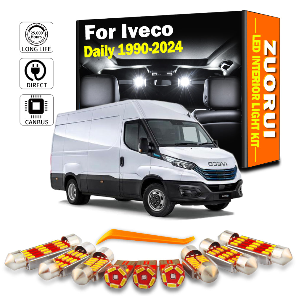 AutoGlowLED Canbus LED Interior Light Kit for Iveco Daily 1990-2024