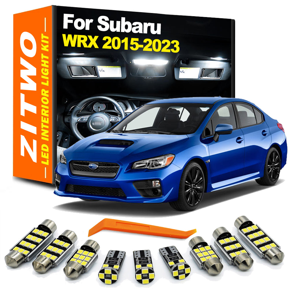 AutoGlowLED 10Pcs LED Interior Light Kit for Subaru WRX 2015-2023
