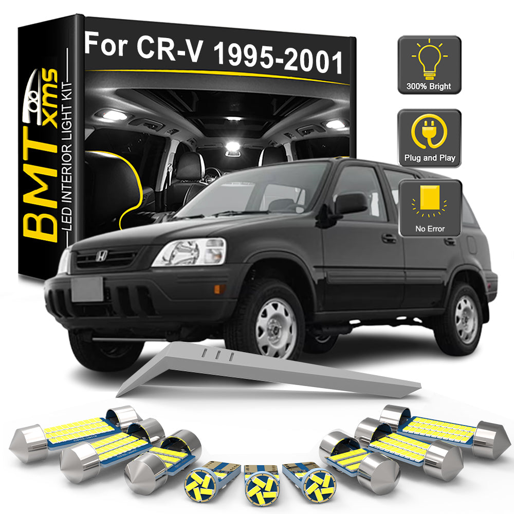 AutoGlowLED 8Pcs LED Interior Light Kit for Honda CR-V MK1 1995-2001 Canbus