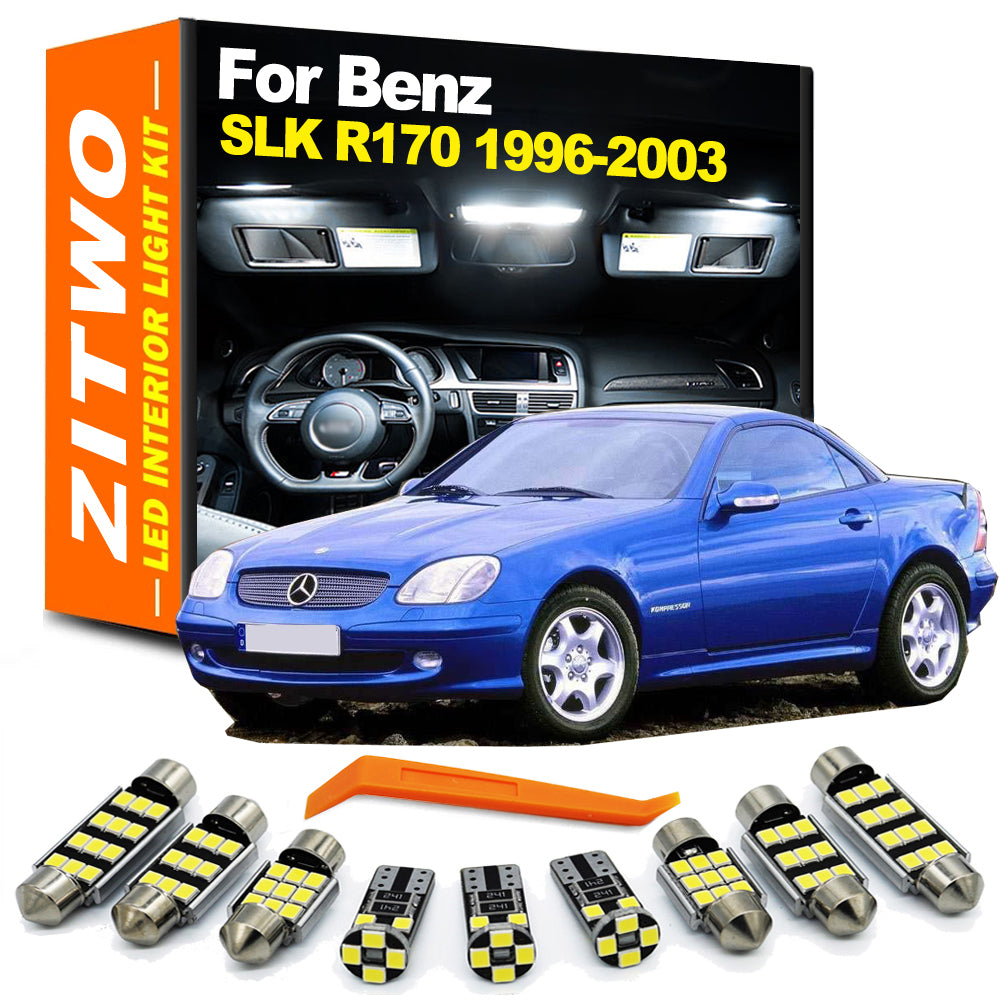 AutoGlowLED 11Pcs LED Interior Light Kit for Mercedes SLK R170 1996-2003