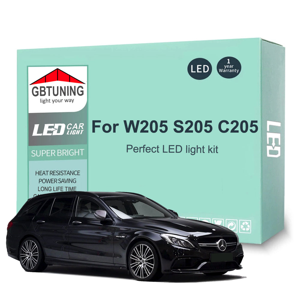 AutoGlowLED LED Interior Light Kit for Mercedes Benz C Class W205 S205 C205 2015-2019