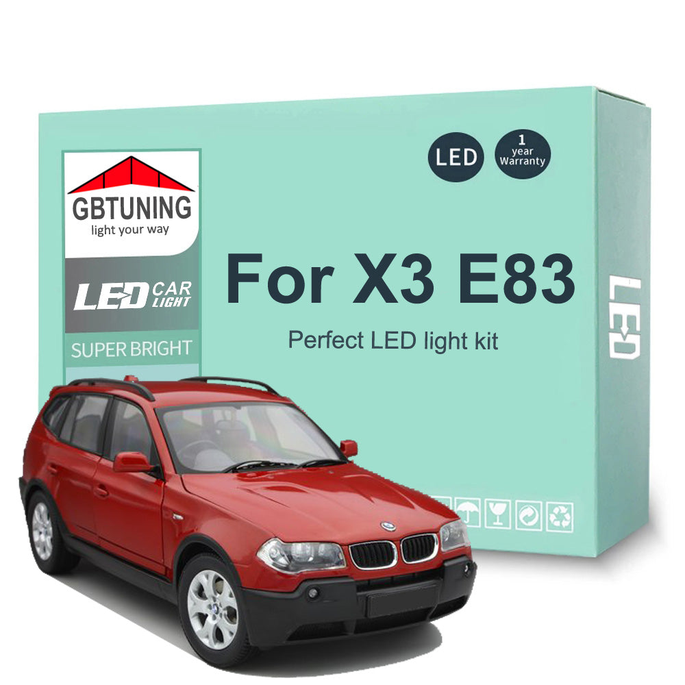 AutoGlowLED 16Pc Canbus LED Interior Light Kit for BMW X3 E83 2003-2010