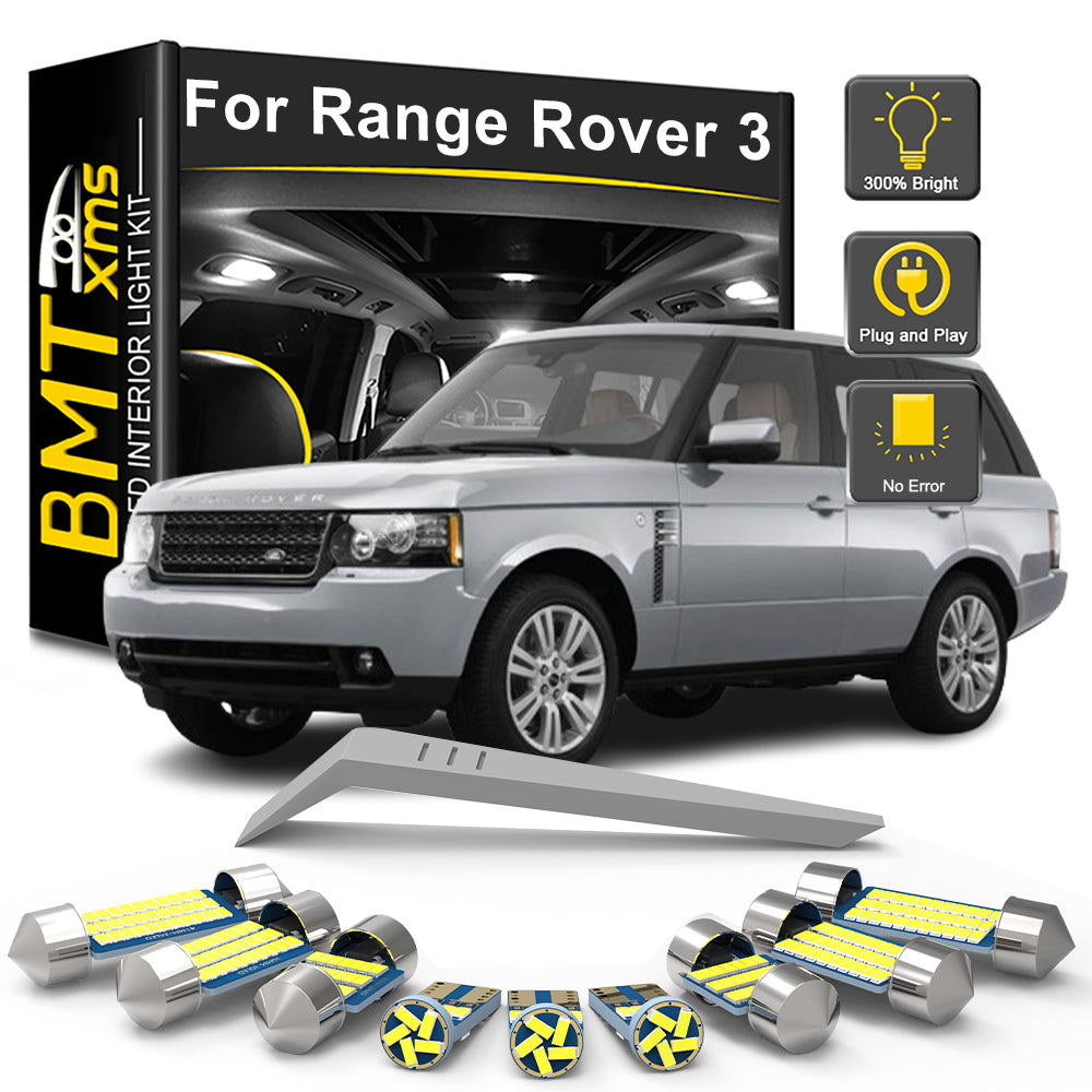 AutoGlowLED Canbus LED Interior Light Kit for Land Rover Range Rover L322 2002-2012