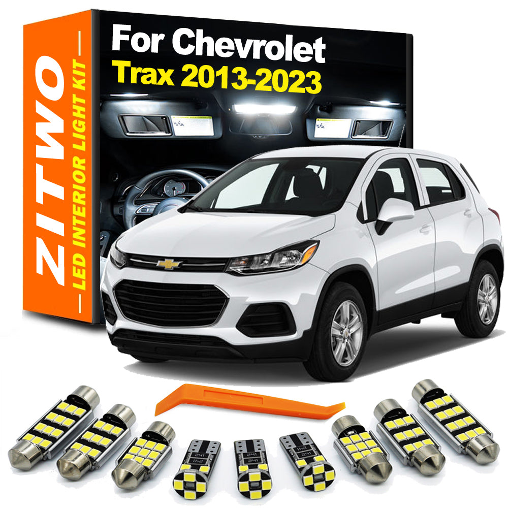 AutoGlowLED 13Pcs LED Interior Light Kit for Chevy Trax 2013-2023