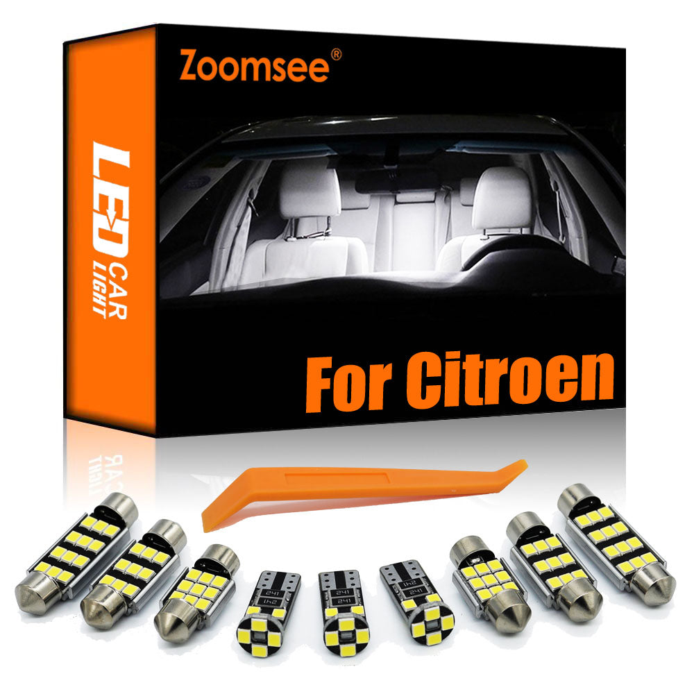 AutoGlowLED Canbus LED Interior Light Kit for Citroen C1 C2 C3 C4 C5 C6 C8