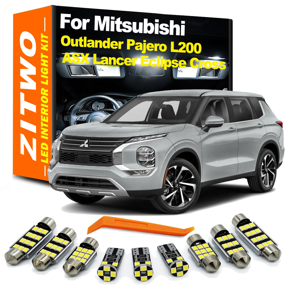 AutoGlowLED LED Interior Light Kit for Mitsubishi Outlander, Pajero, Lancer, ASX, Triton