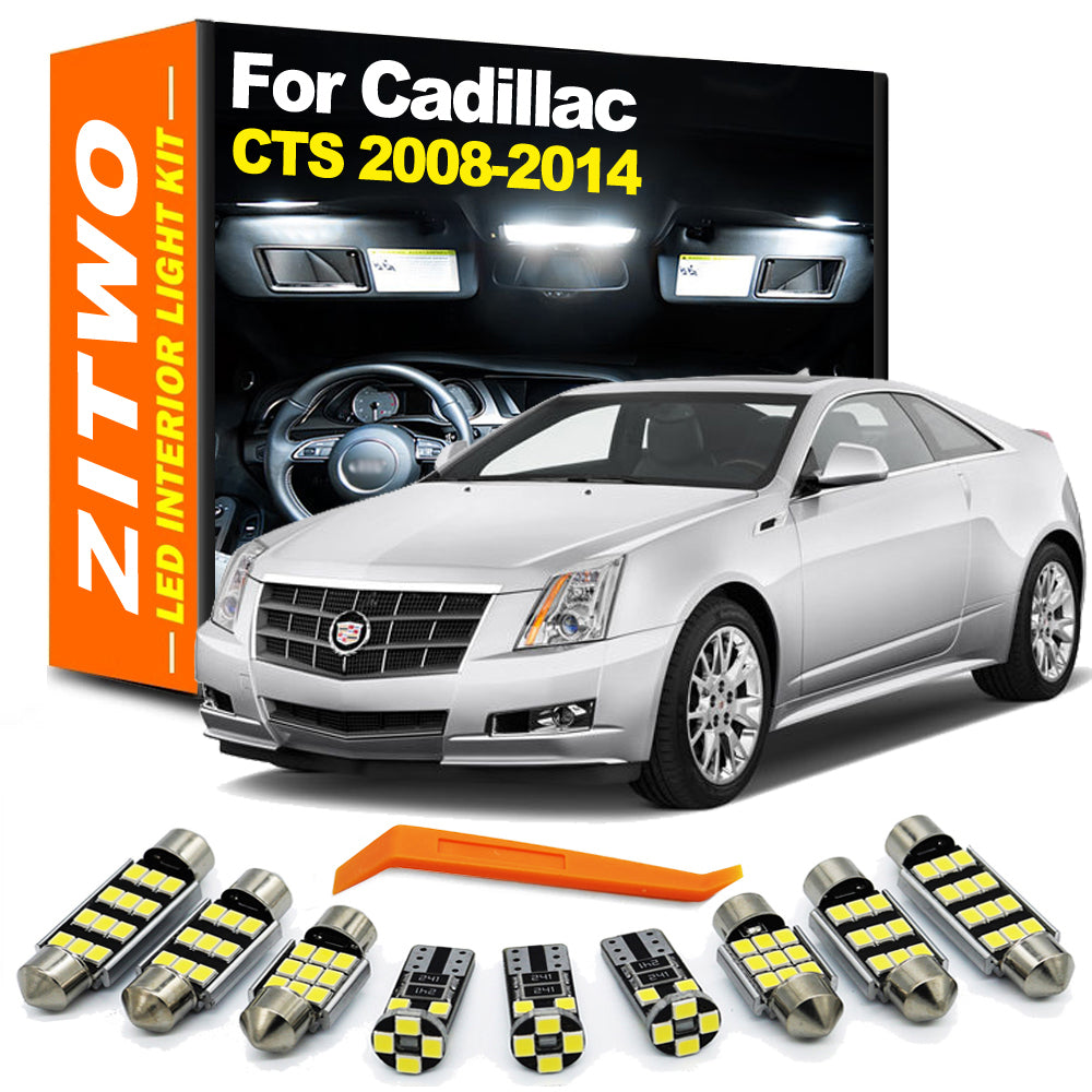 AutoGlowLED LED Interior Light Kit for Cadillac CTS 2008-2014 Sedan Wagon Coupe