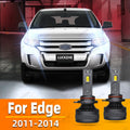AutoGlowLED 9012 LED Headlight Bulbs for Ford Edge 2011-2014, 100W 20000LM 2Pcs