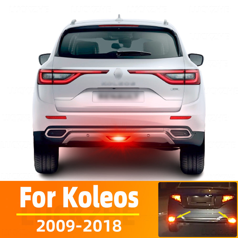 AutoGlowLED LED Rear Fog Light for Koleos 2009-2018, 2pcs