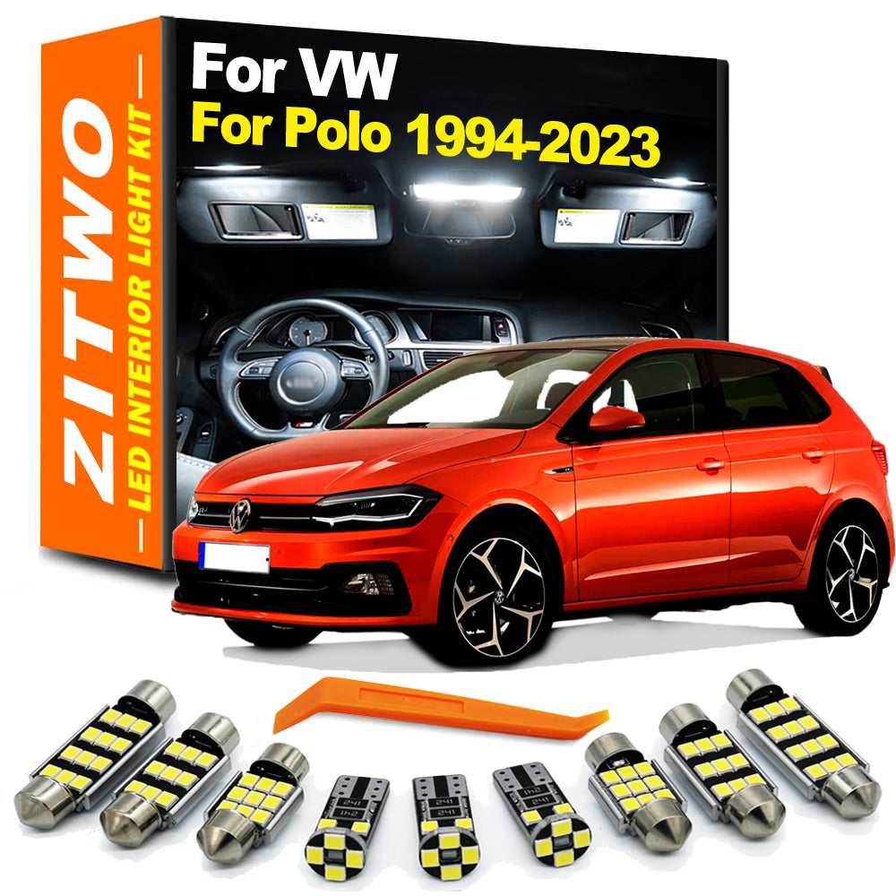 AutoGlowLED LED Interior Light Kit for VW Polo 6R 6C 9N 6N AW1 1994-2023